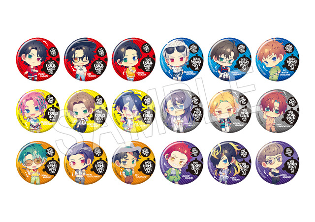 「ヒプノシスマイク-Division Rap Battle-レペゼン マルイ2022」ヒプノシスマイク-Division Rap Battle-　トレーディング缶バッジ（全18種）（C）King Record Co., Ltd.