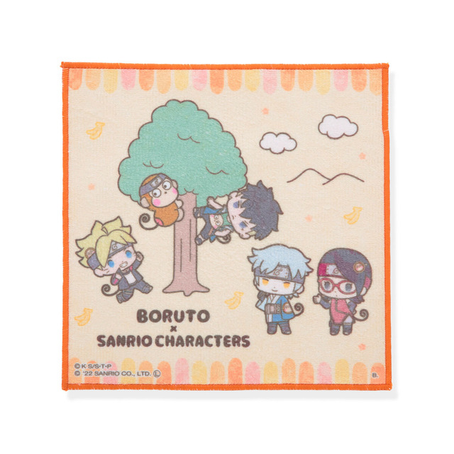 【ハピクロ！】NARUTO × サンリオキャラクターズ　ミニタオル　全13種（C）K S/S・T・P（C）'22 SANRIO CO.,LTD. APPROVAL NO.S622431S/D・G