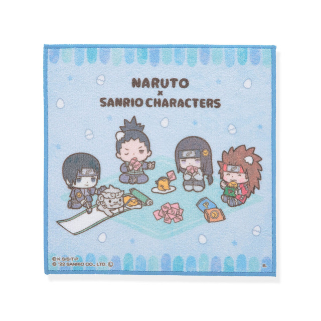 【ハピクロ！】NARUTO × サンリオキャラクターズ　ミニタオル　全13種（C）K S/S・T・P（C）'22 SANRIO CO.,LTD. APPROVAL NO.S622431S/D・G