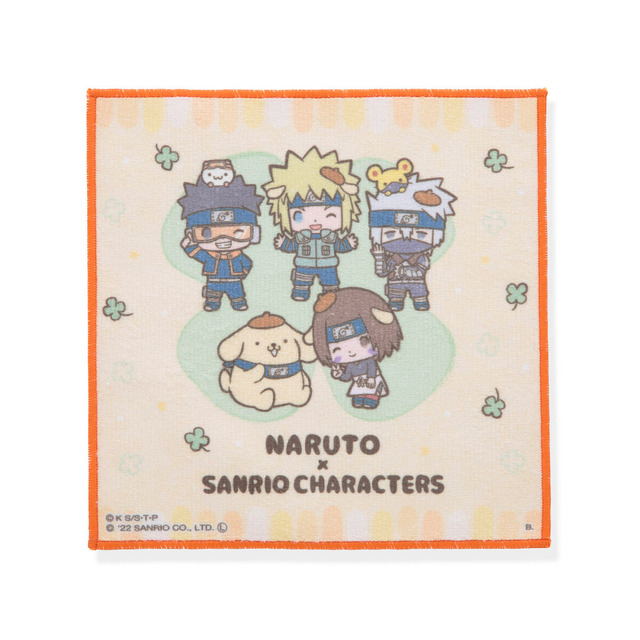 【ハピクロ！】NARUTO × サンリオキャラクターズ　ミニタオル　全13種（C）K S/S・T・P（C）'22 SANRIO CO.,LTD. APPROVAL NO.S622431S/D・G