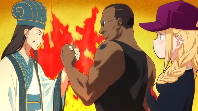 『パリピ孔明』第4話先行カット（C）四葉夕卜・小川亮・講談社／「パリピ孔明」製作委員会