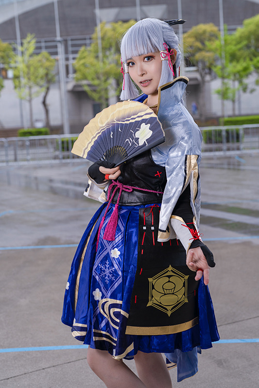 神里綾華『原神』／モデル：倉地那侑、撮影：tama