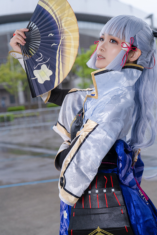 神里綾華『原神』／モデル：倉地那侑、撮影：tama