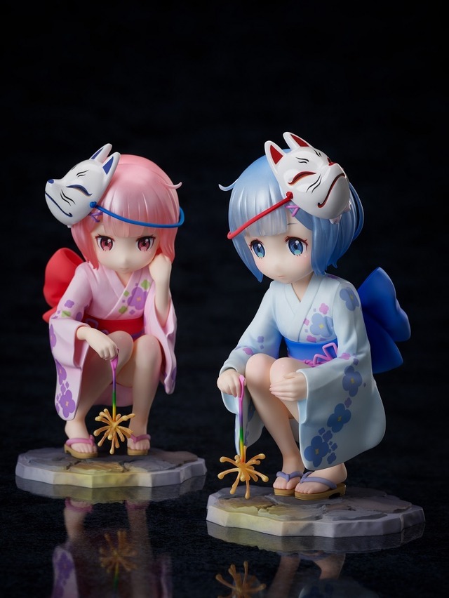 リゼロ」ラム＆レムの幼少期を浴衣姿でフィギュア化！仲むつまじい姿を ...