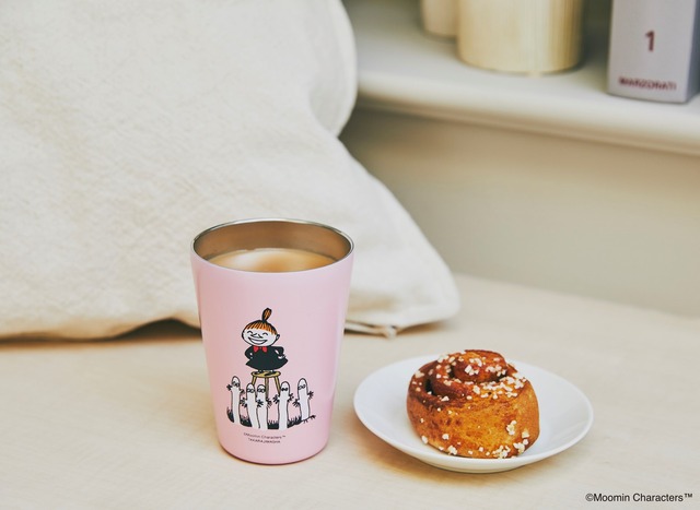 「真空断熱タンブラー」リトルミイとニョロニョロ SOFT PINK ver.（C）Moomin Characters TM
