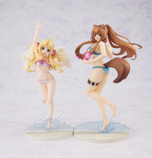 KDcolle「フィーロ 水着Ver.」と「ラフタリア 水着Ver.」（C）2021 アネコユサギ／KADOKAWA／盾の勇者の製作委員会S2