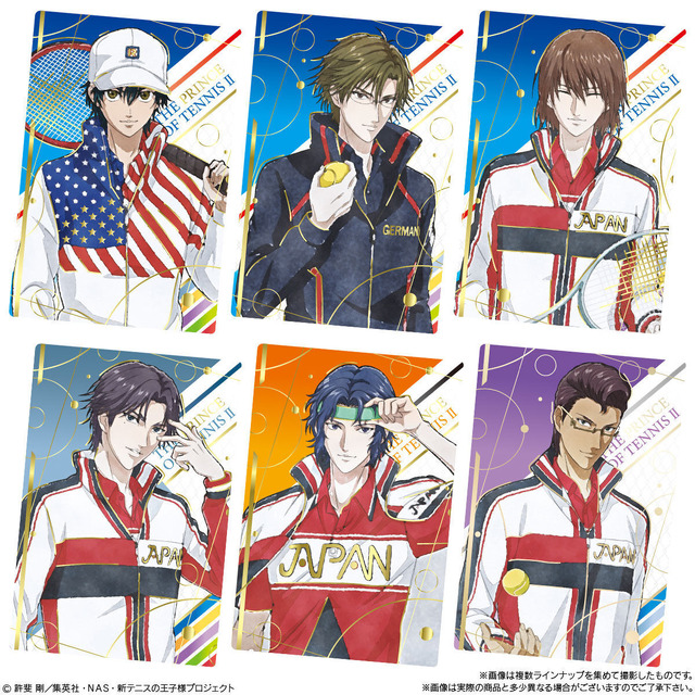 「新テニスの王子様ツインウエハース」（C）許斐 剛/集英社・NAS・新テニスの王子様プロジェクト