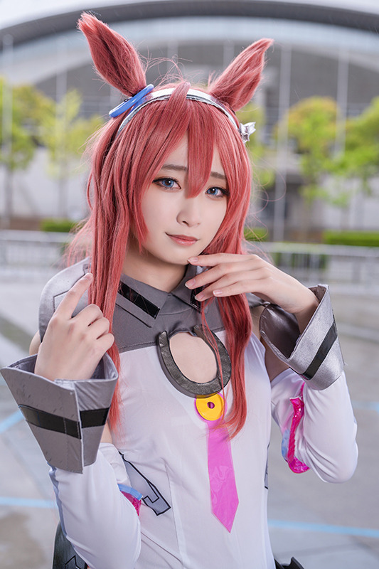 ミホノブルボン『ウマ娘 プリティーダービー』／モデル：あぐり、撮影：tama