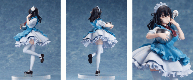 姫柊雪菜 メイドver. 1/7スケールフィギュア　(C)2019 三雲岳斗／KADOKAWA／PROJECT STB OVA