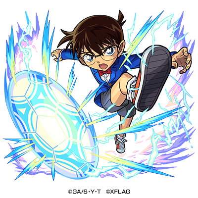 TVアニメ『名探偵コナン』×『モンスターストライク』水属性　★6 迷宮なしの名探偵 江戸川コナン （獣神化後） CV：高山みなみ