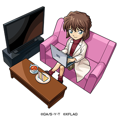 TVアニメ『名探偵コナン』×『モンスターストライク』火属性　★5 小さな科学者 灰原哀 （進化合成後） CV：林原めぐみ