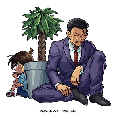 TVアニメ『名探偵コナン』×『モンスターストライク』闇属性　★6 眠りの小五郎 毛利小五郎 （進化合成後） CV：小山力也