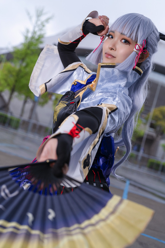 神里綾華『原神』／モデル：倉地那侑、撮影：tama