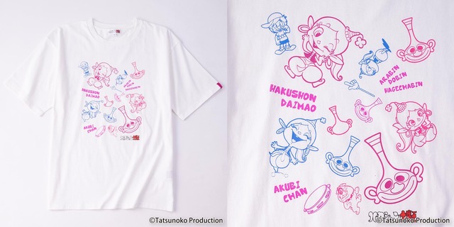 タツノコ60周年 アニメコラボTシャツ【ハクション大魔王Ｔシャツ】（C）Tatsunoko Production