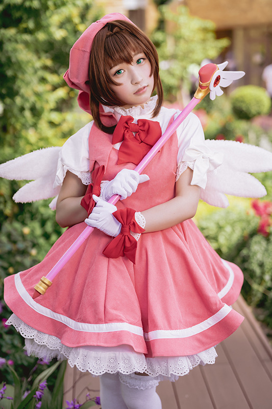 すずらん 木之本 桜 カードキャプターさくら コスプレ ウィッグ ネット