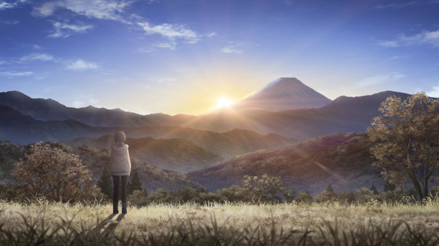 映画『ゆるキャン△』特報場面カット（C）あ f ろ・芳文社／野外活動委員会