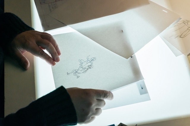 アニメ制作の様子