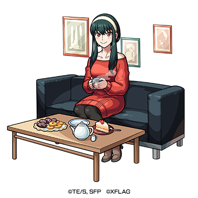 『SPY×FAMILY』×『モンスターストライク』火属性 ★6ヨル・フォージャー（獣神化前）CV：早見沙織 （C）遠藤達哉／集英社・SPY×FAMILY 製作委員会（C）XFLAG