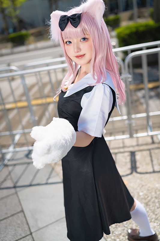 藤原千花『かぐや様は告らせたい～天才たちの恋愛頭脳戦～』／モデル：凸守たかね、撮影：乃木章