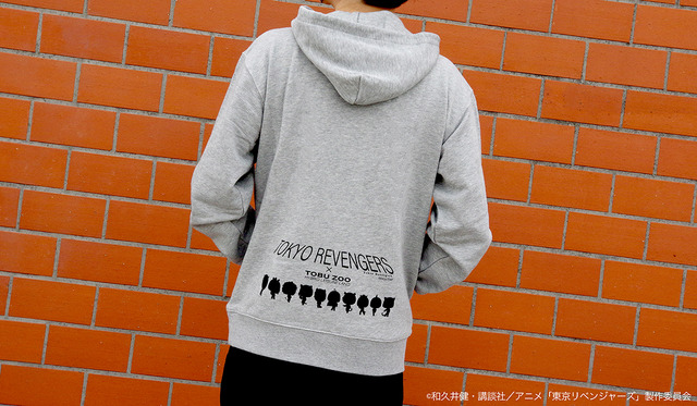 東京リベンジャーズパーカー各6,600円（税込）（C）和久井健・講談社／アニメ「東京リベンジャーズ」製作委員会