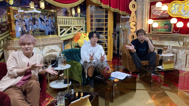 『声優と夜あそび 月【安元洋貴×岡本信彦】#7』（C）AbemaTV,Inc.