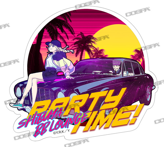 英子＆孔明 ステッカー（C）四葉タト・小川亮／講談社／「パリピ孔明」製作委員会