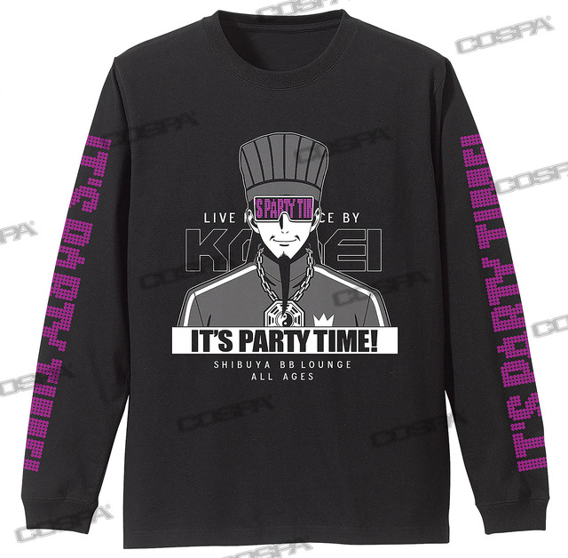 DJ孔明 袖リブロングスリーブTシャツ（C）四葉タト・小川亮／講談社／「パリピ孔明」製作委員会