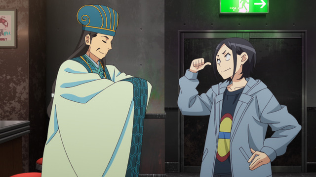 TVアニメ『パリピ孔明』第10話「DREAMER」先行場面カット（C）四葉夕卜・小川亮・講談社／「パリピ孔明」製作委員会