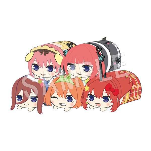 五等分の花嫁　サンリオ　五月のぬいぐるみと缶バッジ