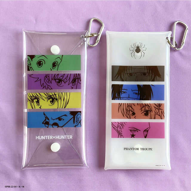 「『HUNTER×HUNTER』サンキューマート コラボ」クリアマルチケース（L）／各税抜390円（税込429円）（C）P98-22（C）V・N・M