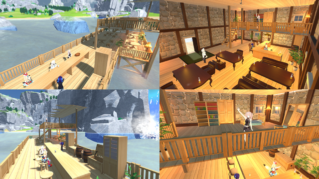 『ホロアース』開発中ゲームイメージ、UI