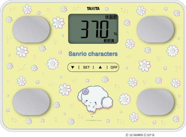 「体組成計サンリオキャラクターズモデル」こぎみゅん（C）'22 SANRIO（C）'22 SANRIO S/F･G 著作 株式会社サンリオ