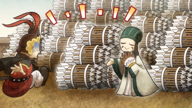 TVアニメ『パリピ孔明』11話「草船借箭」先行場面カット（C）四葉夕卜・小川亮・講談社／「パリピ孔明」製作委員会