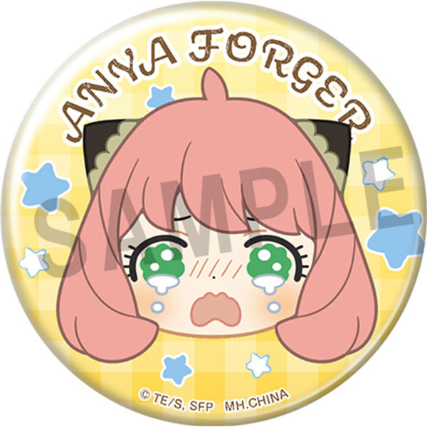 「缶バッジコレクション SPY×FAMILY ふかふかスクイーズパン編 8個入りBOX」3,520円（税込）（C）遠藤達哉/集英社・SPY×FAMILY製作委員会