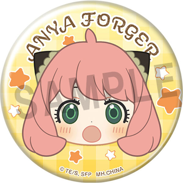 「缶バッジコレクション SPY×FAMILY ふかふかスクイーズパン編 8個入りBOX」3,520円（税込）（C）遠藤達哉/集英社・SPY×FAMILY製作委員会