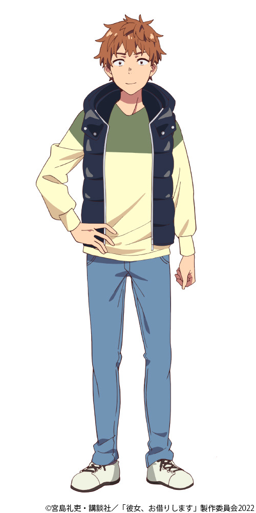 『彼女、お借りします』木ノ下和也 第2期キャラクタービジュアル（C）宮島礼吏・講談社／「彼女、お借りします」製作委員会2022