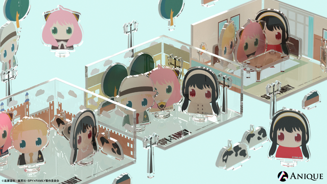 『SPY×FAMILY』限定グッズ“FaMiniature”シリーズ（C）遠藤達哉／集英社・SPY×FAMILY製作委員会