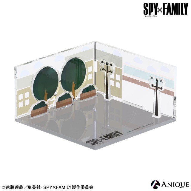 『SPY×FAMILY』限定グッズ“FaMiniature”シリーズ「アクリルジオラマセット アクリチュア 」おでけけ ver.（C）遠藤達哉／集英社・SPY×FAMILY製作委員会