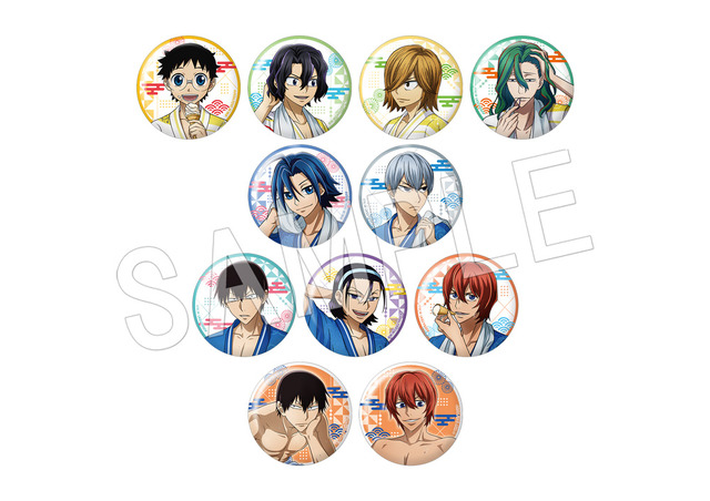 弱虫ペダル LIMIT BREAK　トレーディング缶バッジ 極楽湯ver.(ランダムホロ入り)（全11種）(C)渡辺航（週刊少年チャンピオン）／弱虫ペダル05製作委員会