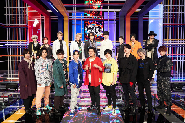 『ヒプノシスマイク NO TICKET LIVE 3時間生放送！CROSS A LINE SP』集合写真（C）AbemaTV,Inc.