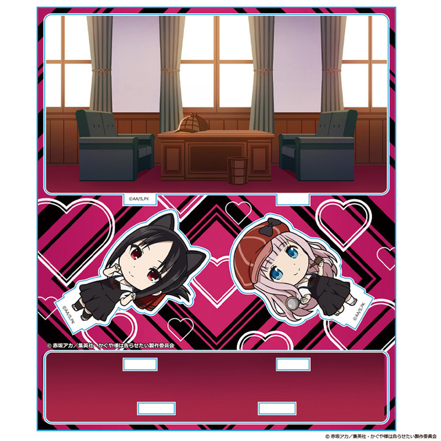 「アクリルジオラマ」各1,650円（税込）（C）赤坂アカ／集英社・かぐや様は告らせたい製作委員会