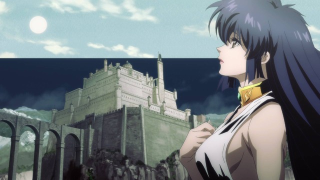 Netflixアニメ『BASTARD!! ―暗黒の破壊神―』ノンクレジットOP場面カット（C）萩原一至/集英社・BASTARD!! 製作委員会