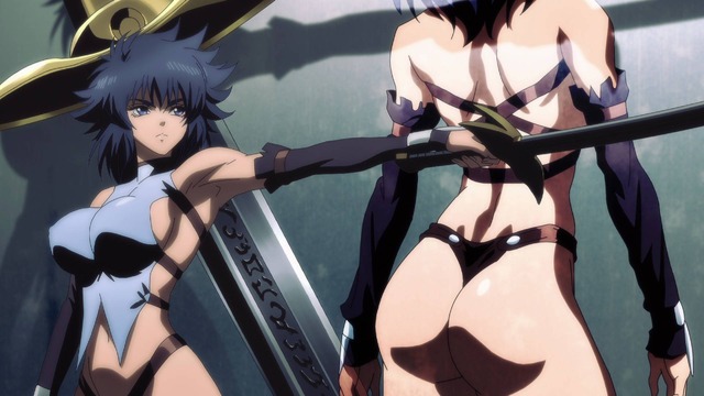 Netflixアニメ『BASTARD!! ―暗黒の破壊神―』ノンクレジットOP場面カット（C）萩原一至/集英社・BASTARD!! 製作委員会