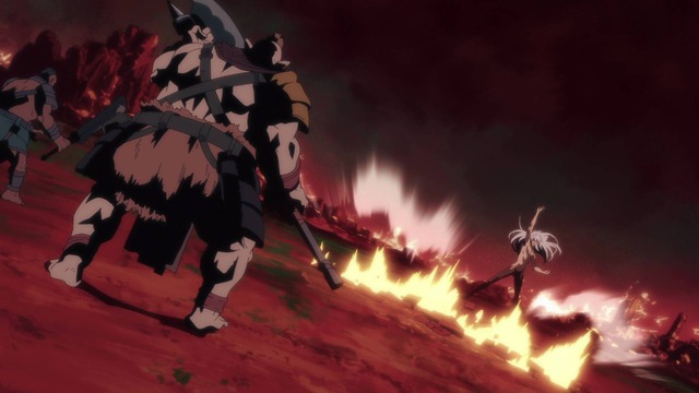 Netflixアニメ『BASTARD!! ―暗黒の破壊神―』ノンクレジットOP場面カット（C）萩原一至/集英社・BASTARD!! 製作委員会