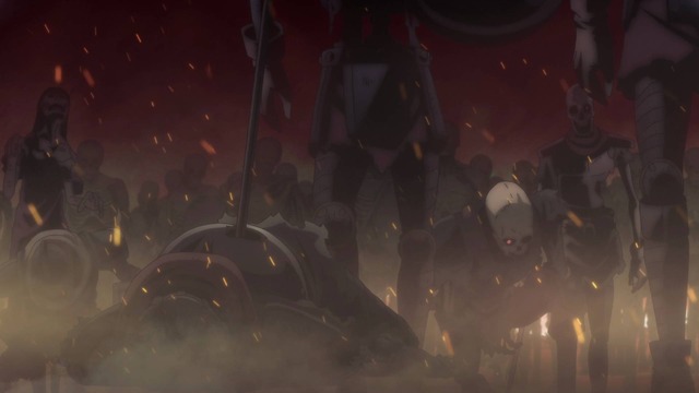 Netflixアニメ『BASTARD!! ―暗黒の破壊神―』ノンクレジットOP場面カット（C）萩原一至/集英社・BASTARD!! 製作委員会