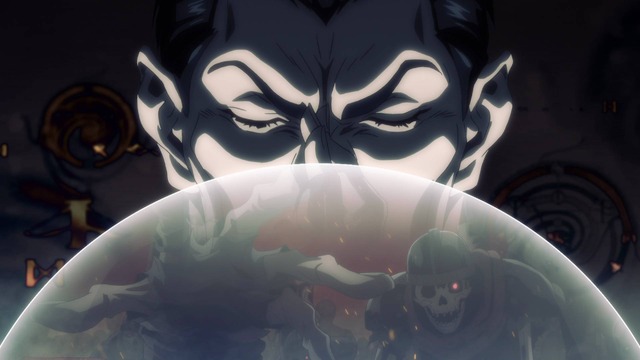 Netflixアニメ『BASTARD!! ―暗黒の破壊神―』ノンクレジットOP場面カット（C）萩原一至/集英社・BASTARD!! 製作委員会