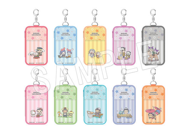 「『ゴールデンカムイ×サンリオキャラクターズ』×Chugai Grace Cafe」ゴールデンカムイ×サンリオキャラクターズ　おでかけポーチ（全10種）（C）野田サトル／集英社・ゴールデンカムイ製作委員会（C）2022 SANRIO CO., LTD. TOKYO, JAPAN(L)