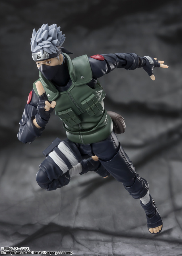 「S.H.Figuarts はたけカカシ -勇名轟く写輪眼の英雄-」7,150円（税込）（C）岸本斉史 スコット／集英社・テレビ東京・ぴえろ