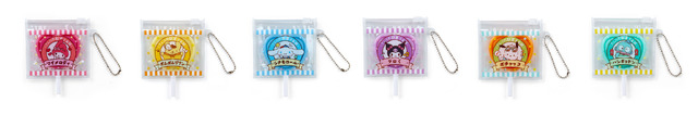 「さんりお駄菓子本舗シリーズ」ミラー付きキーホルダー（全 6 種） （C）’22 SANRIO 著作（株）サンリオ