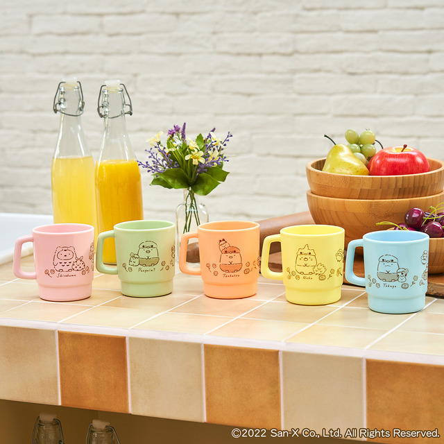 H賞：カラフル スタッキングカップ（C）2022 San-X Co., Ltd. All Rights Reserved.